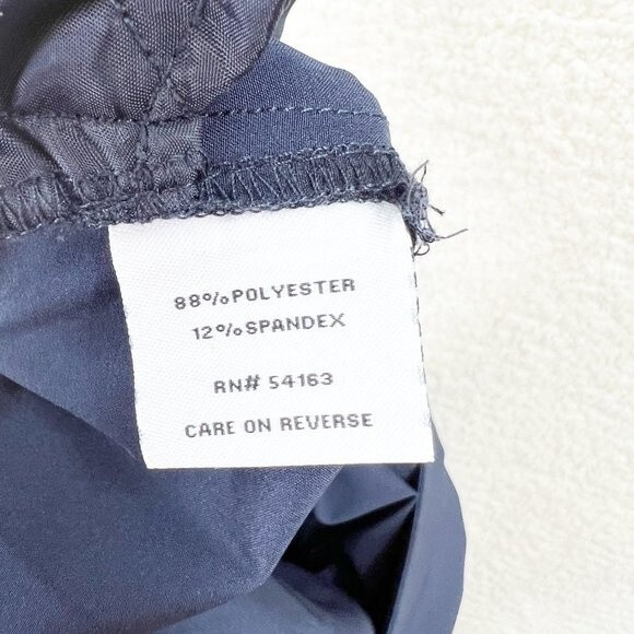 CALVIN KLEIN Slim Straight-Leg Suit Pants Navy Blue Size 6 NWT - Picture 8 of 11